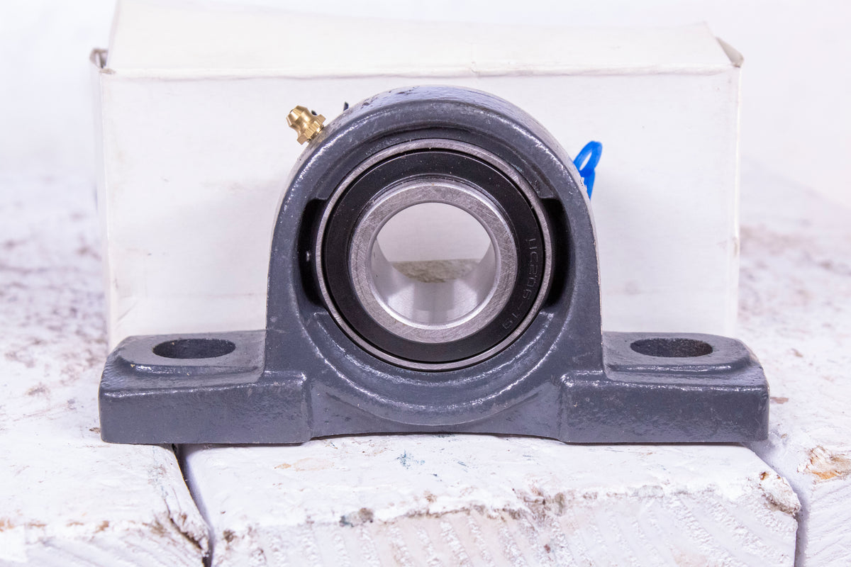 SAPP206-19 Pressed Steel Locking Collar Pillow Block Bearing Shaft Size 1-3/16 Inch - Bearings - View #8