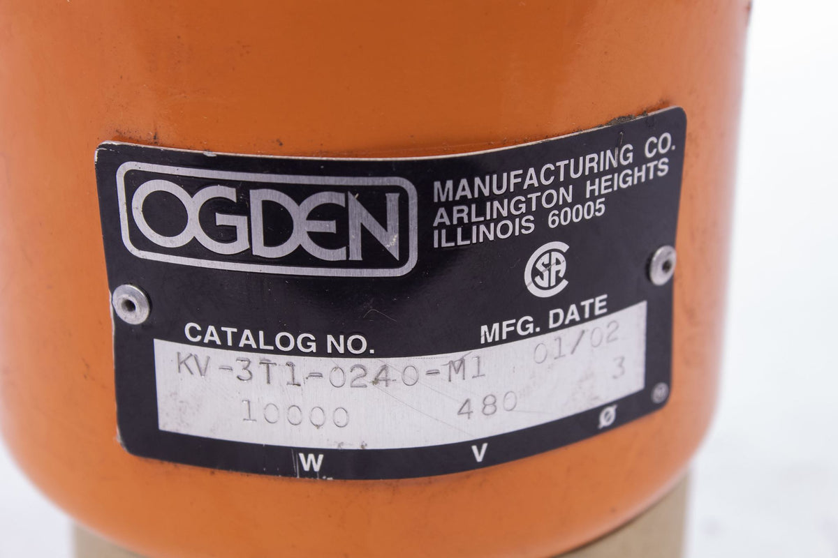 Ogden KV3T10240M1 KV30240R Immersion Heater with Temp Control