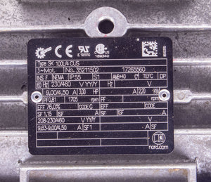NORD AC Gear Box 100L/4 CUS 35211502 17265560 SK 572.1-100L/4 CUS 201082806-100