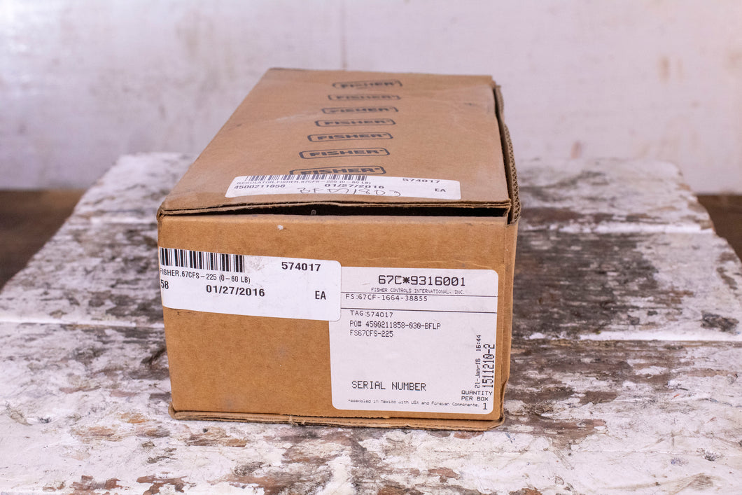 Fisher 67CFS-225 PRESSURE REGULATOR