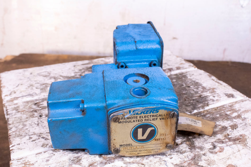 Vickers CGE 06 1 22 Remote Electrically Modulated Relief Valve