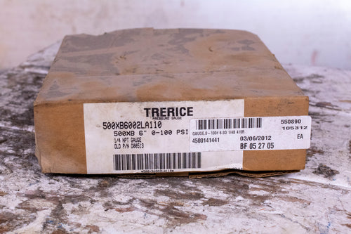 TRERICE 500XB6002LA110 1/4 NPT GAUGE
