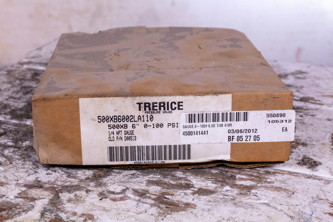 TRERICE 500XB6002LA110 1/4 NPT GAUGE