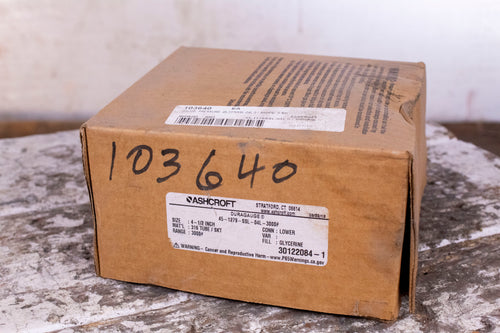 Ashcroft 45-1279-SSL-04L-3000# Duragauge Pressure Gauge