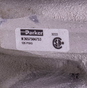 Parker N3657504753 K133504553 Remote Operated Pilot Valve