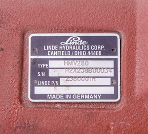 Linde HMV280 2380001R Hydraulic Motor