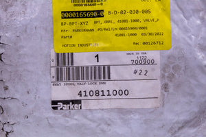 Parker 410811000 Manual Air Control Valve
