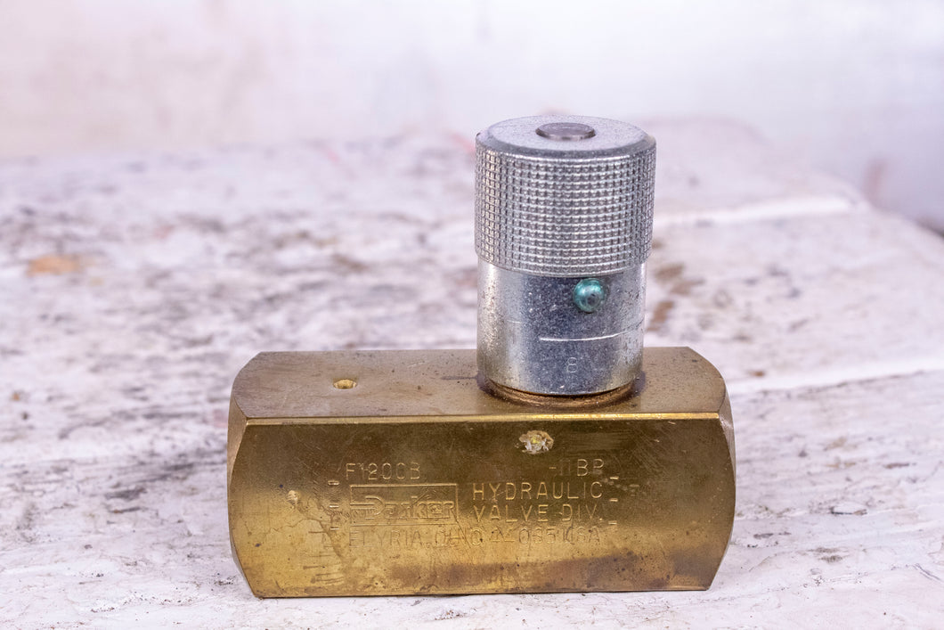 Parker F1200B Inline Flow Control Valve
