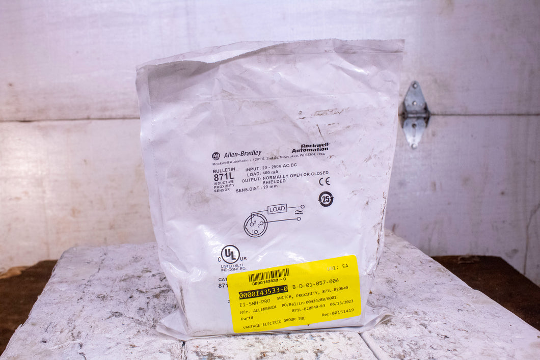 AB Allen-Bradley 871L-B20E40 PROXIMITY SENSOR