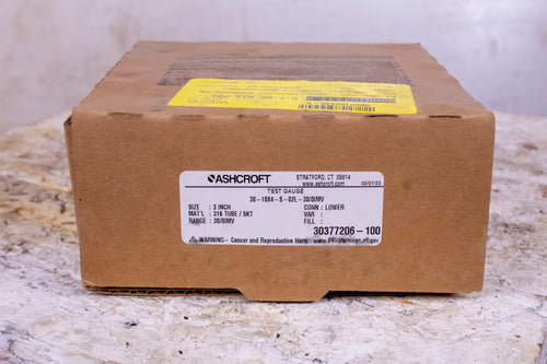 Ashcroft Duraguage 30-1084-S-02L-30/0IMV 3