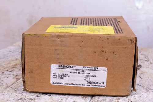 Ashcroft 45-1279-SS-04L-1500# Duraguage Gauge