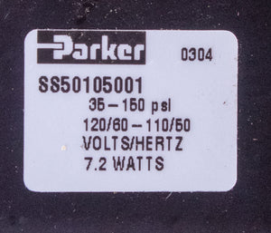 Parker SS50105001 PNEUMATIC SOLENOID VALVE
