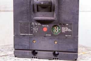 Westinghouse Seltronic Circuit Breaker MC3800F 1284C76G02 800 Amp Breaker 600 VA