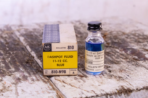 AB Allen-Bradley 810-N9B DASHPOT FLUID 11-12 CC. BLUE