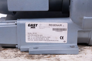 Gast R2103 REGENAIR Vacuum Pump Rotary Blower