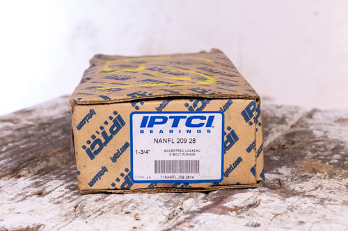 IPTCI NANFL 209 28 ECCENTRIC LOCKING 2-BOLT FLANGE Bearing 1-3/4