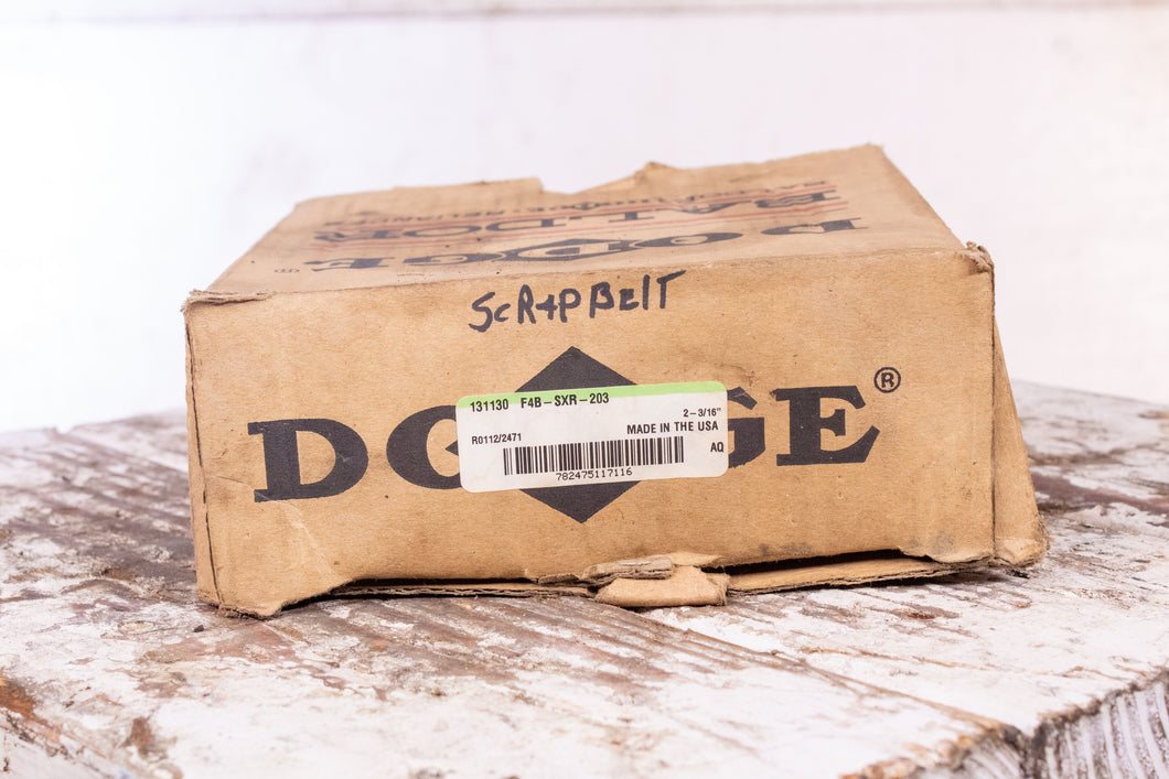 Dodge 131130 F4B-SXR-203 4-Bolt Flange Ball Bearing