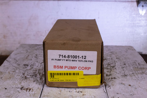 BSM Pump Corp 714-81001-12 Hydraulic Gear Pump