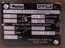 Load image into Gallery viewer, Parker PAVC33L4226 Hydraulic Pump