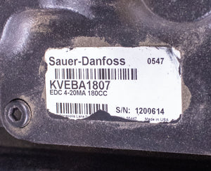 Sauer Danfoss 90R180 KN5NN8OTN AXIAL PISTON PUMP Model No 80000917 KVEBA1807