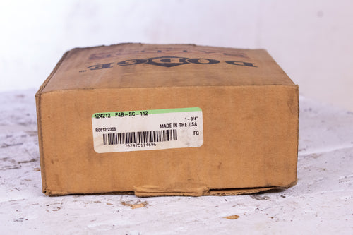 Dodge 124212 F4B-SC-112 4-BOLT FLANGE BEARING 1-3/4