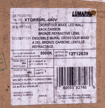 Load image into Gallery viewer, Lumark XTOR8BRL-480V MAXX LED Wallpack, 5000K, Carbon Housing, 480V