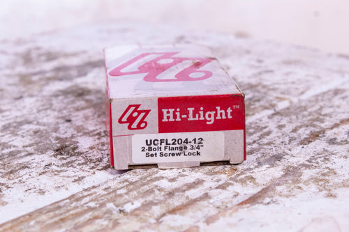 Hi-Light UCFL204-12 2-Bolt Flange Bearing 3/4