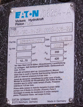 Load image into Gallery viewer, Eaton Vickers PVW-180-R-SP-0000-536-20 806162054004 Variable Piston Pump 180 cm3