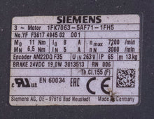 Load image into Gallery viewer, Siemens 1FK7063 -5AF71- 1FH5 Servo Motor Encoder