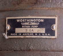 Load image into Gallery viewer, Worthington Rotary Pump 5 GA