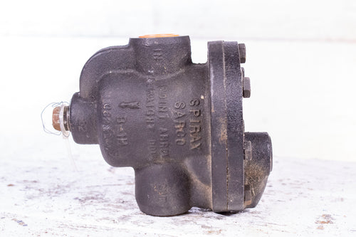 Spirax Sarco 3/4B1H-125 Cast Iron In-Line Horizontal Bucket Trap