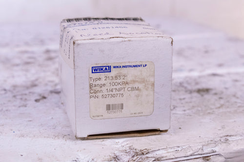 Wika Instrument 213.53 2 52730775 Liquid Filled Gauge