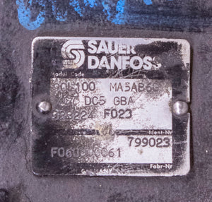 Sauer Danfoss 90L100MA5AB60 4C7DC5GBA Hydraulic Pump