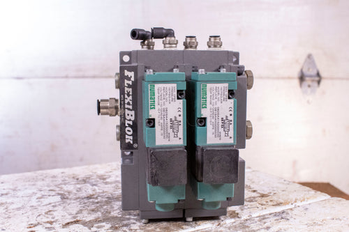 Numatics 2x 082SA4152000030 on Flexiblok Manifold