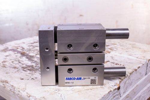 Fabco Air GB750-1.0 pneumatic linear guided slide actuator