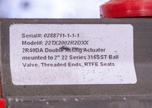 Load image into Gallery viewer, Triad 22TX2002R2DXX 2R40DA Double Acting Actuator