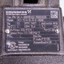 Load image into Gallery viewer, Grundfos 96083077 CR 3-13 A-B-A-E-HQQE MULTISTAGE PUMP 3HP 1 PHASE 115/208-230V
