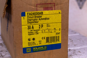 Square D FA24030AB Circuit Breaker Open box