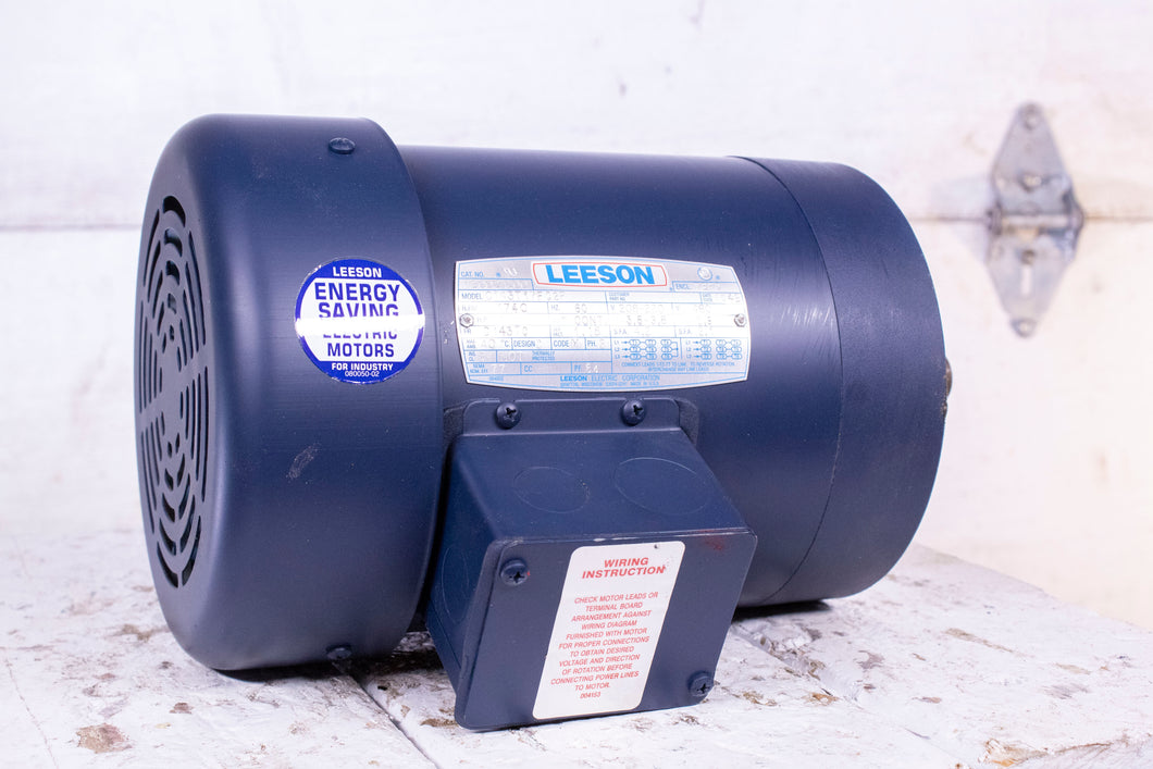 Leeson C143T17FC2F 120024.00 Electric Motor 1 HP 1740 RPM 230/460V 3 Phase