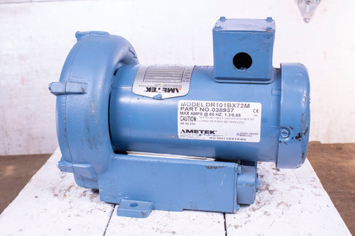 Ametek DR101BX72M 038937 510501 33-0924-0426G1 Regenerative Blower