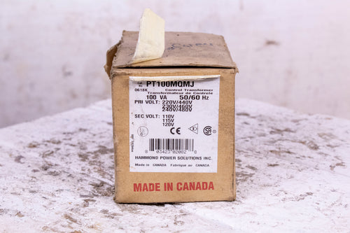 HAMMOND POWER SOLUTIONS INC PT100MQMJ TRANSFORMER