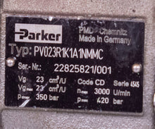 Load image into Gallery viewer, Parker PVO23R1K1A1NMMC PVCMAMCN1 QX31-020R11 Hydraulic Plunger Pump