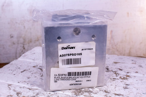 Daman AD07SPS016S Base Plate Valve Subplate