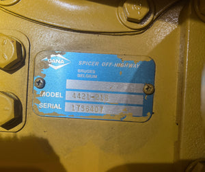 Dana Model 4421-216 Transmission Clark 288917 2520-01-025-3730 ID040