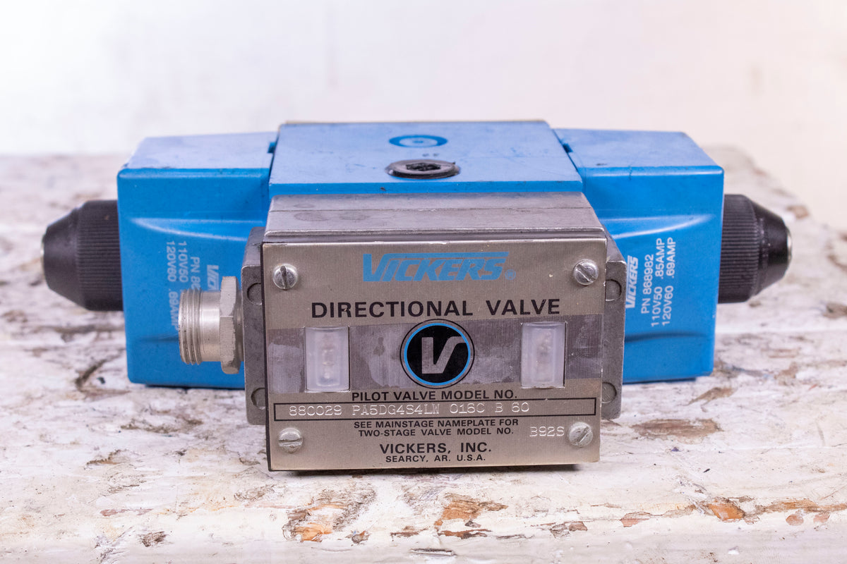 Vickers Directional Valve 88029 PA5DG4S4LW 016C B 60 – Hydraulic Junkyard