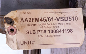 Rexroth AA2FM45/61-VSD510 Bent Axis Motor, 45cc