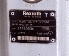 Load image into Gallery viewer, Rexroth AA2FM160/61W-VSD510 R902161474 Hydraulic Motor