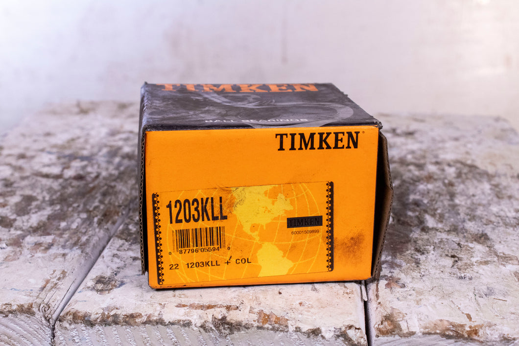 Timken 1203KLL Ball Insert Bearing - Cylindrical Bore, 2-3/16 in ID
