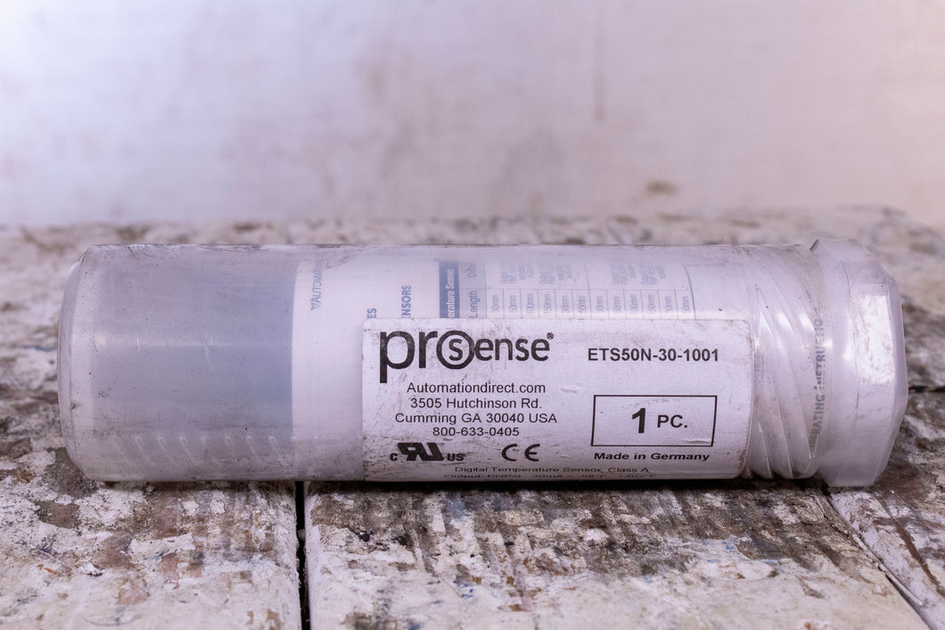 ProSense ETS50N-30-1001 Digital Temperature Sensor, PNP/ 4-20ma, -58F to +302F