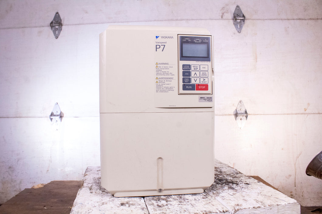 Yaskawa Varispeed P7 AC Drive CIMR-P7U4015 25HP 3Ph